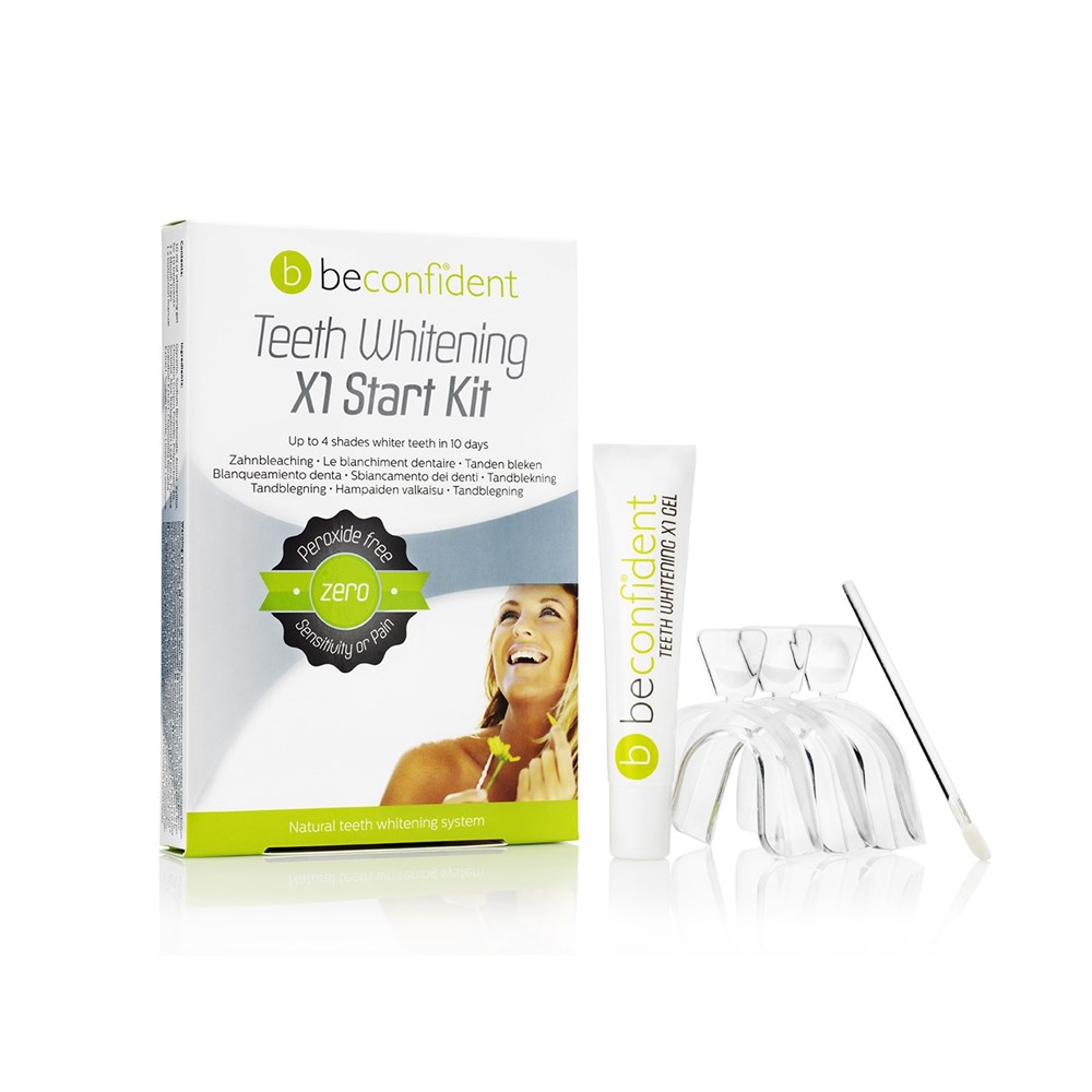Teeth Whitening Kit, 4 shades whiter in 10 days, extra large 10ml | Beconfident Hero